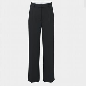 Aritzia Wilfred  Effortless Black Trousers